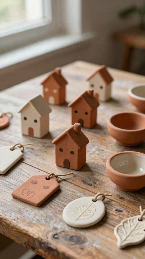 air dry clay house ornaments