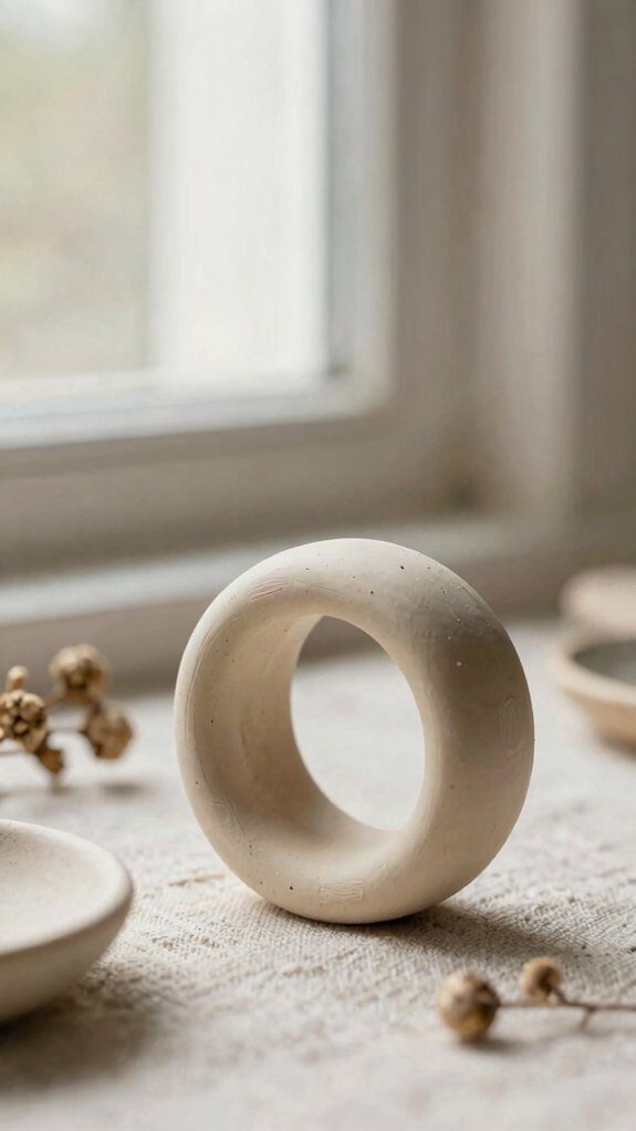 air dry clay ring holder