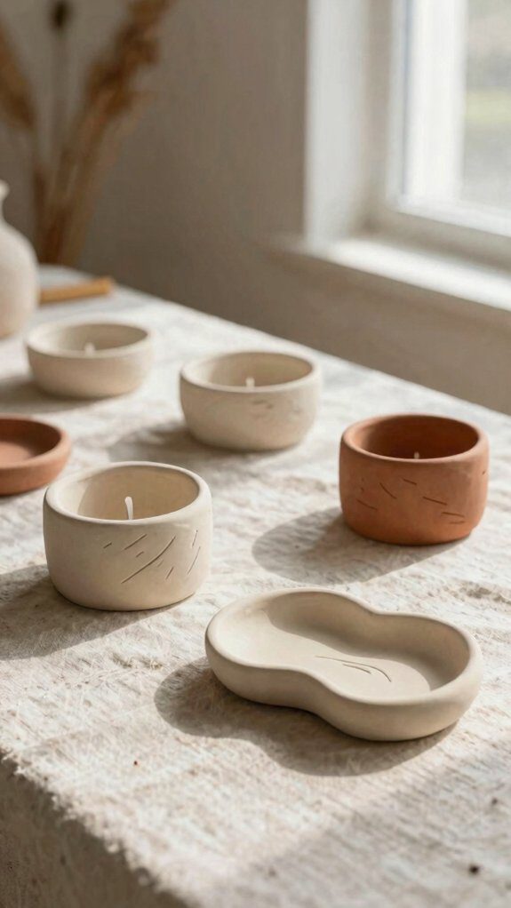 air dry coil candle holders