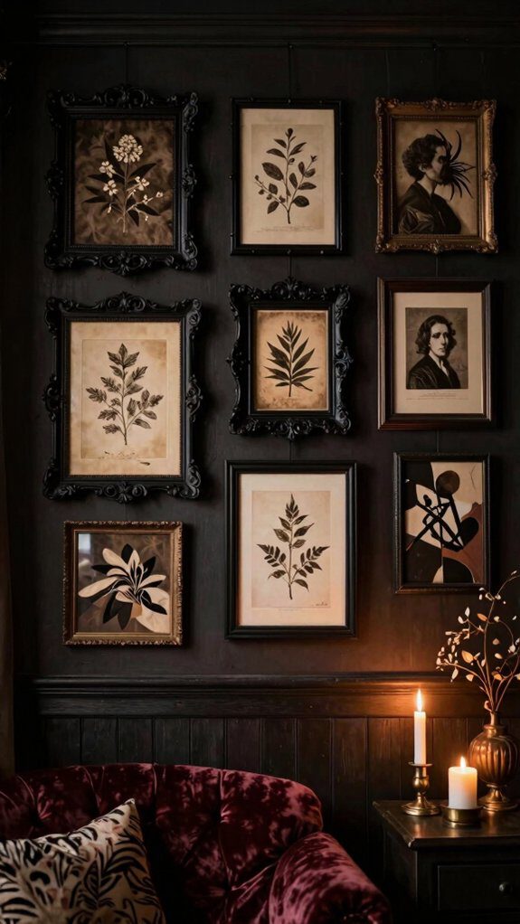 antique sepia botanical gallery