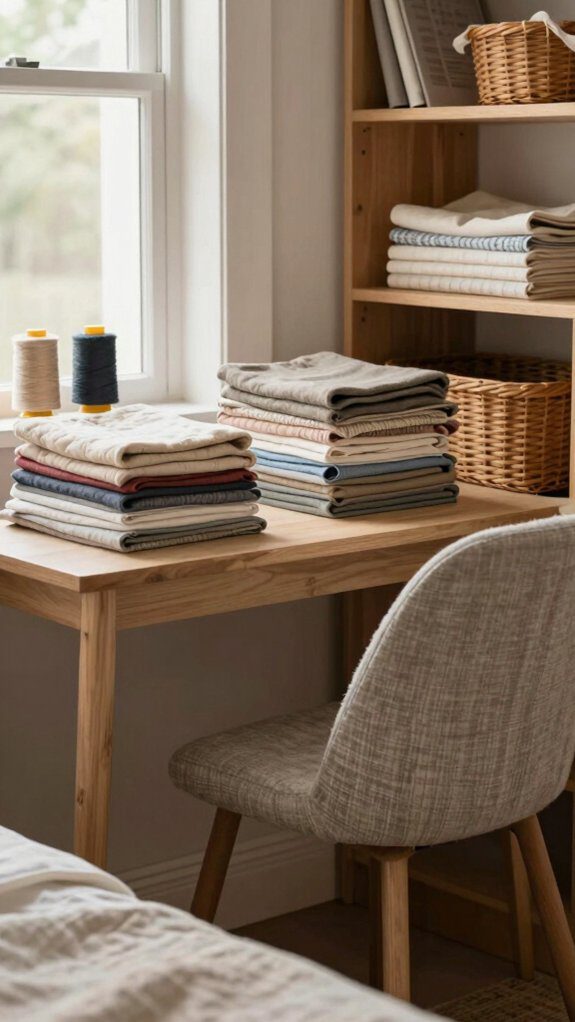 balanced layered sewing lighting