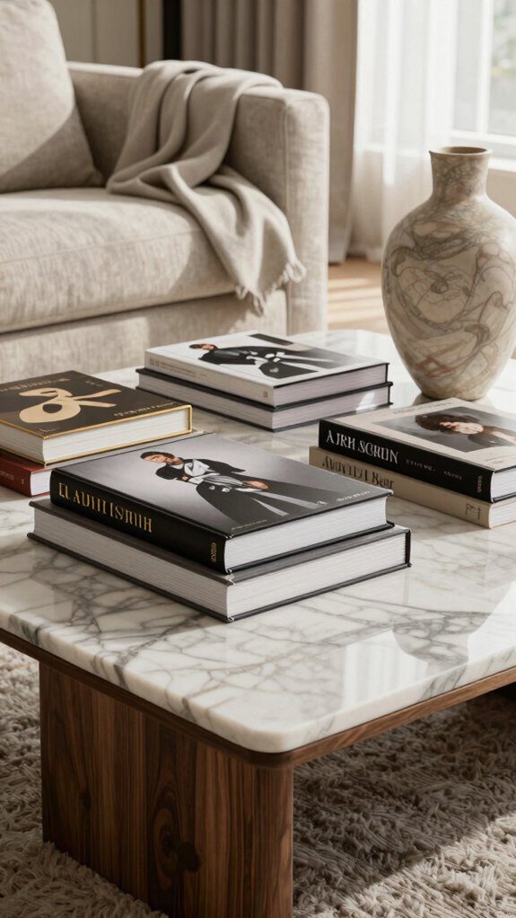 bold coffee table style books