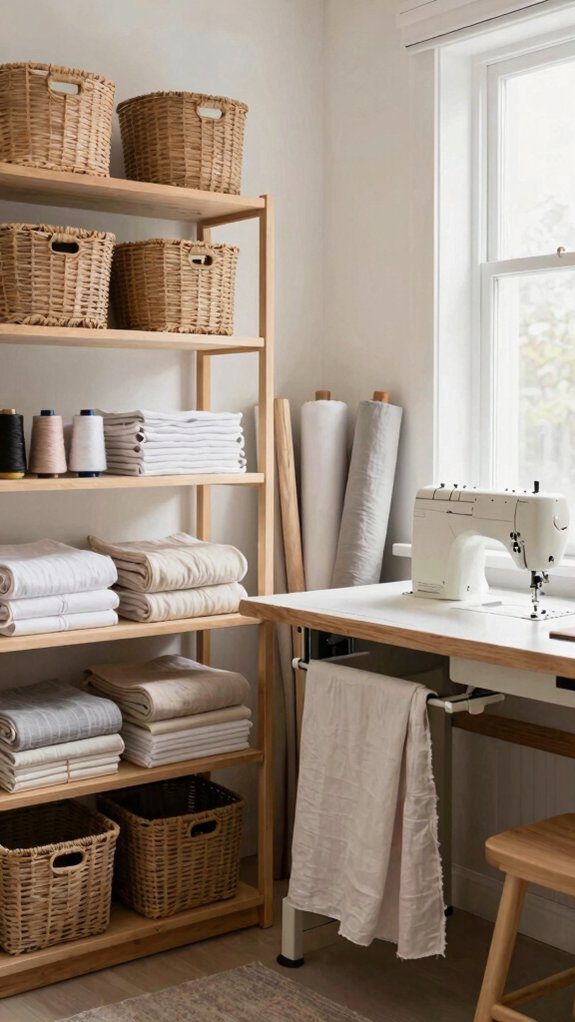 bright window layered task lighting