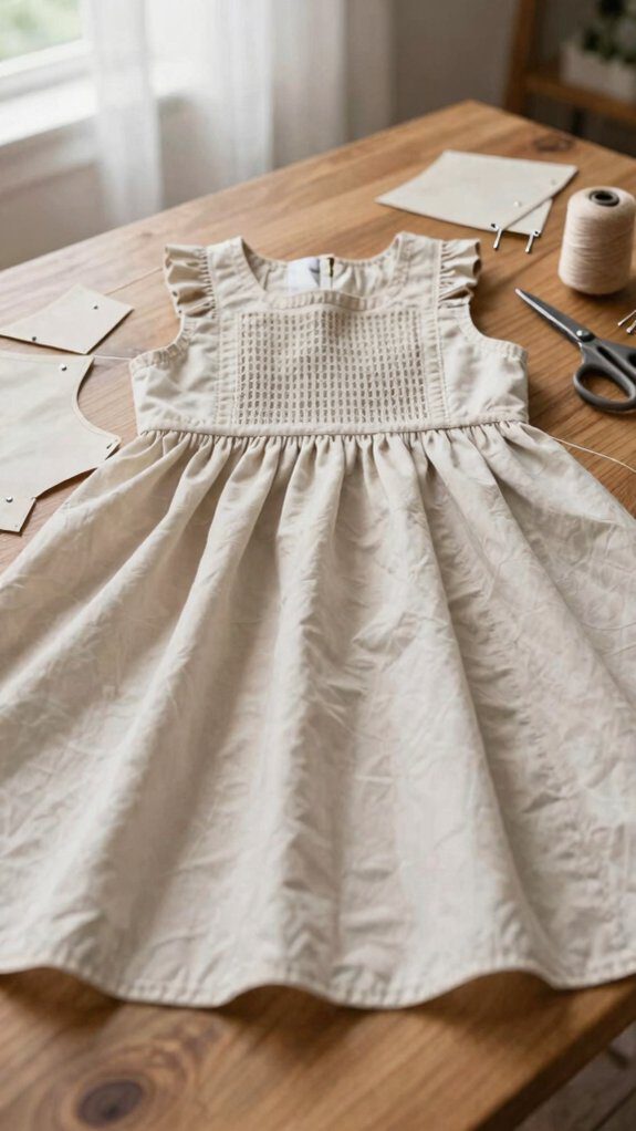 casual linen smock dress