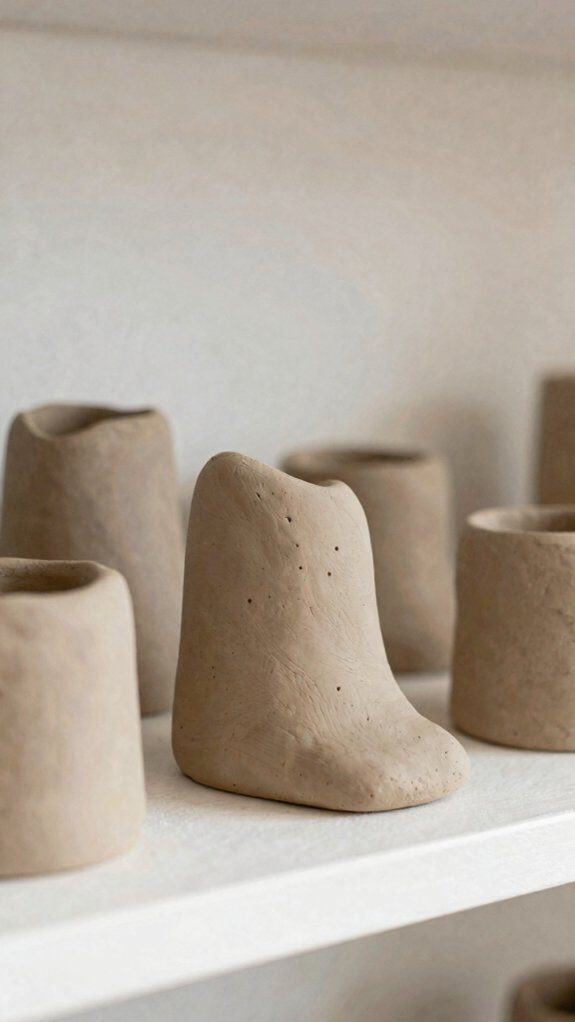 chunky marbled air dry clay