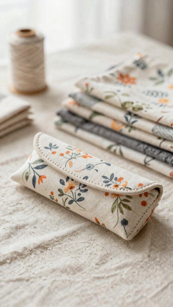 compact padded purse glasses case