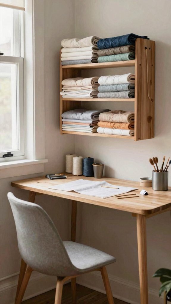 compact sewing nook specs