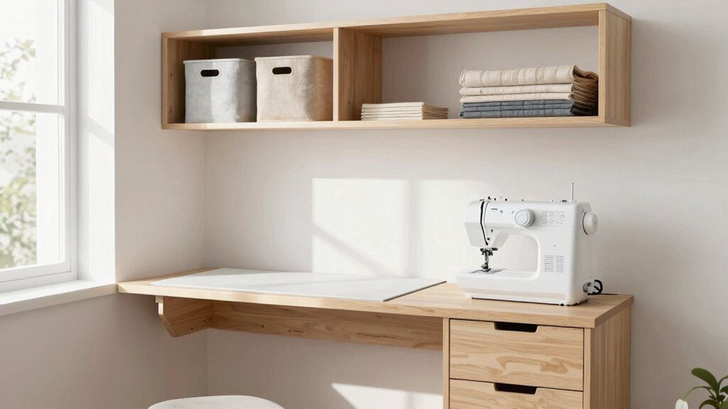 compact sewing space hacks