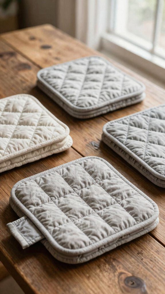 cotton insulated quilted bound edges