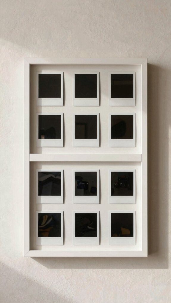 diy polaroid grid gallery