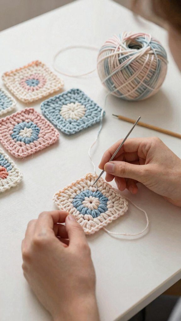 finish weave trim block