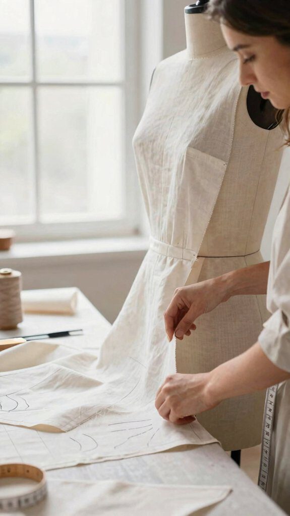 fitted knit waist to hem dress