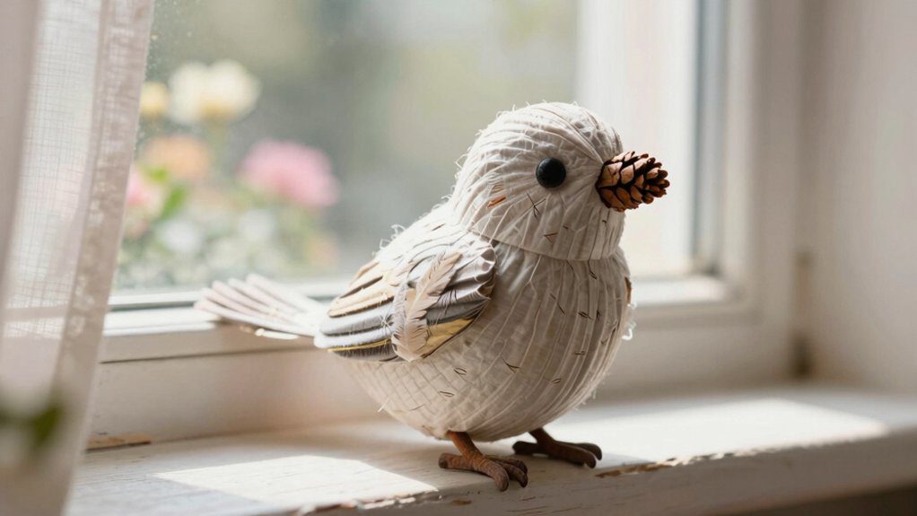 fun toilet paper roll bird