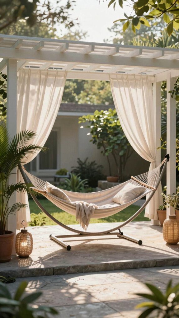 gazebo hammock with reinforcement
