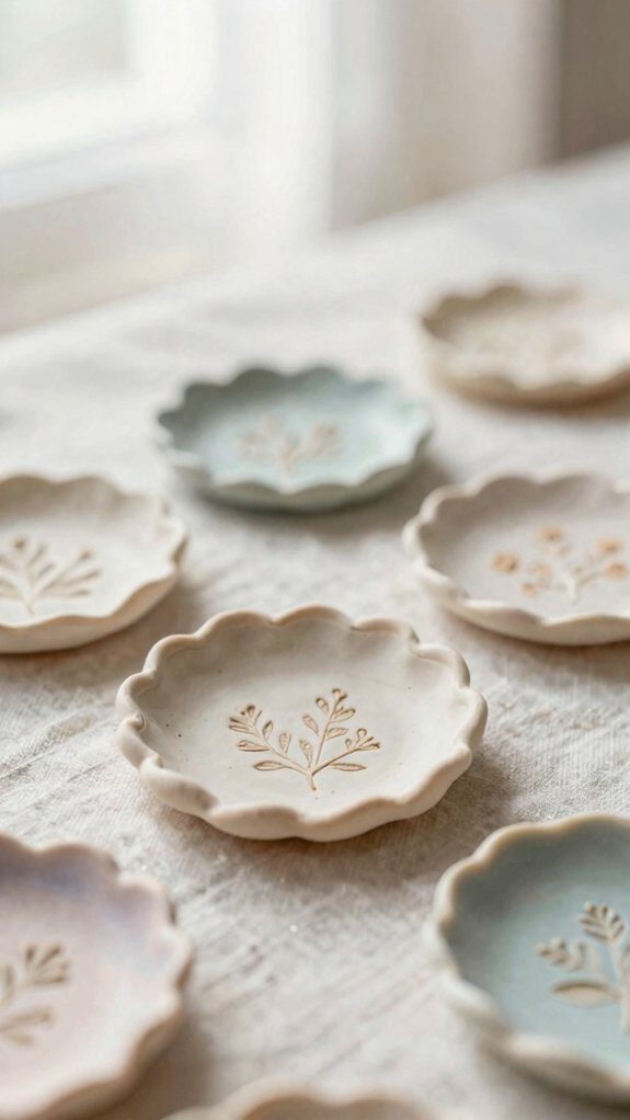handmade air dry clay ringdish