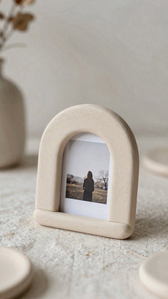 handmade air dry clay stands