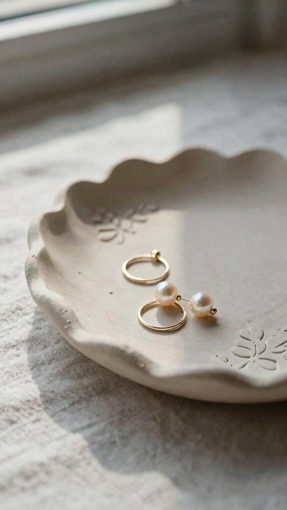 handmade air dry jewelry tray