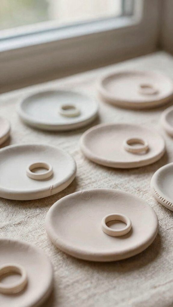 handmade air dry ring trays