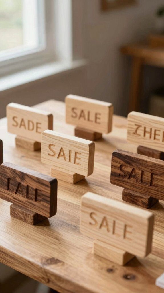 handmade mini wooden signs