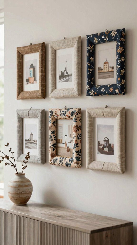 ikea frame wrapped fabric