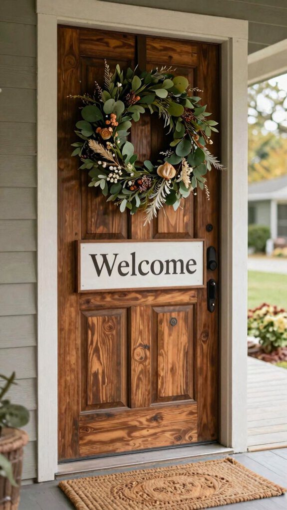 interchangeable seasonal front plaque