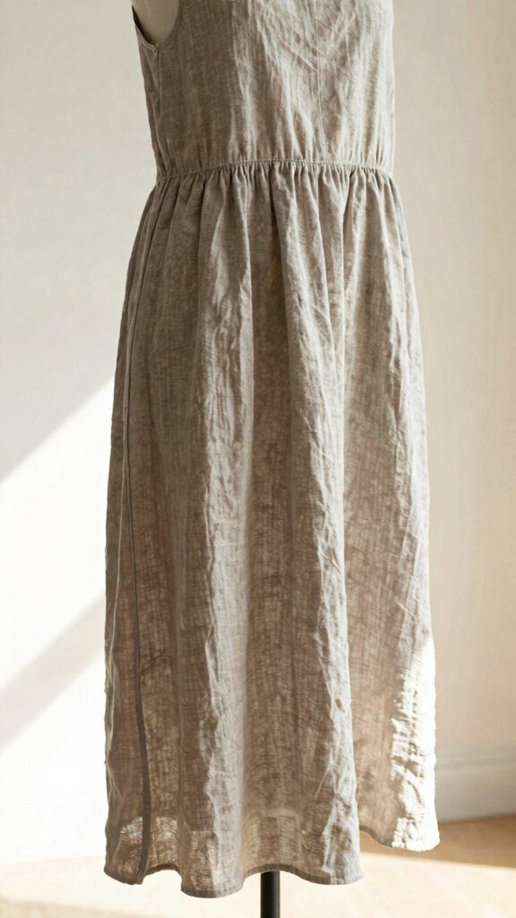 light breezy linen smock dress