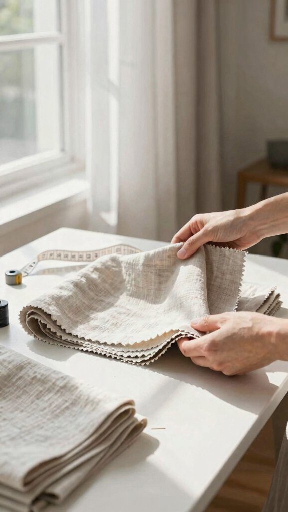 light control fabric preparation texture