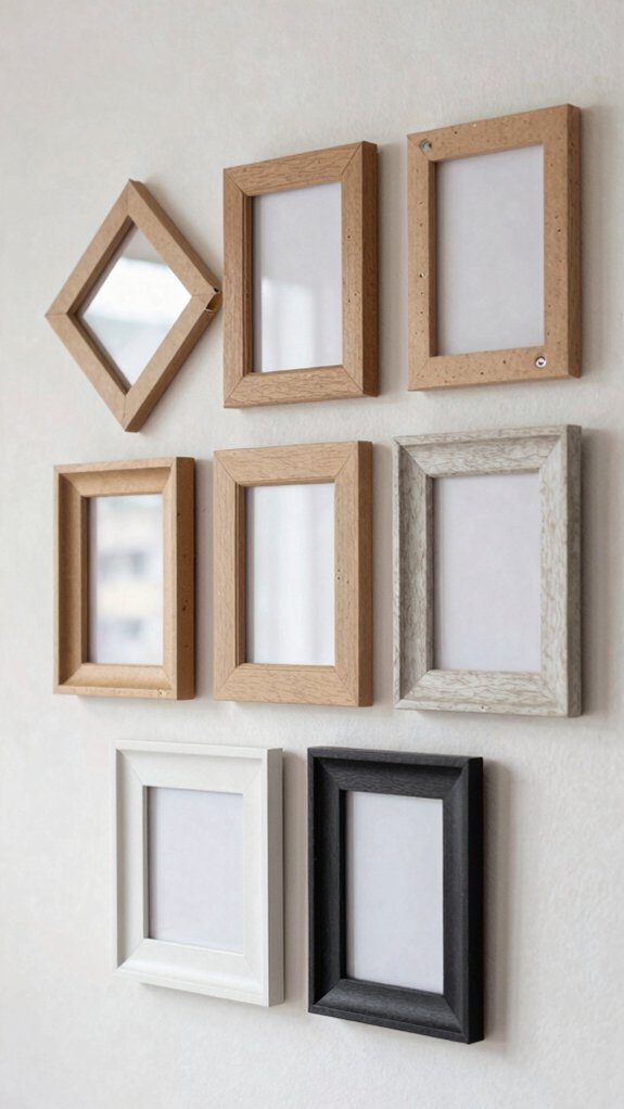 lightweight layered diy frames