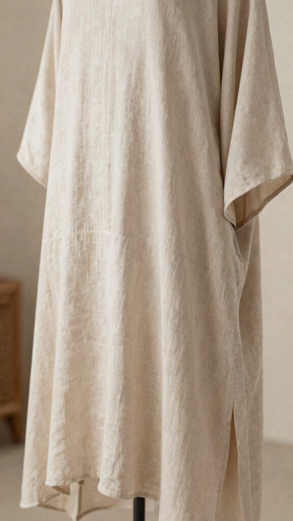 loose v neck layering dress