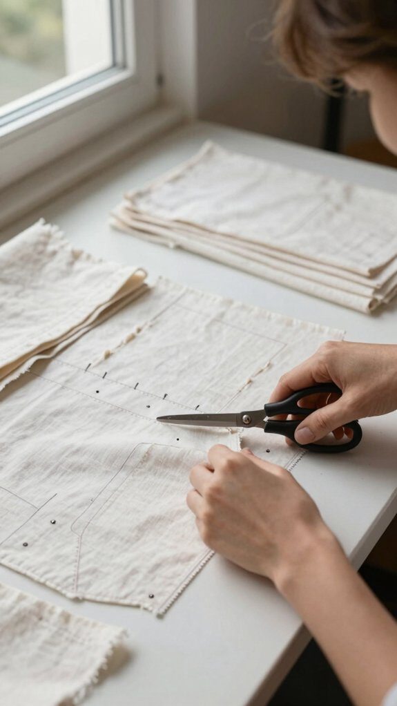 measure add seams cut