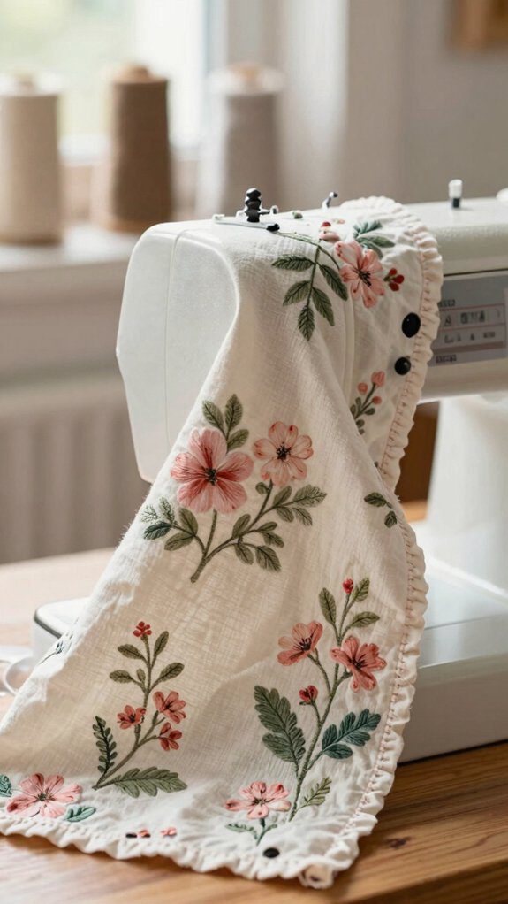 medium weight vintage floral cover