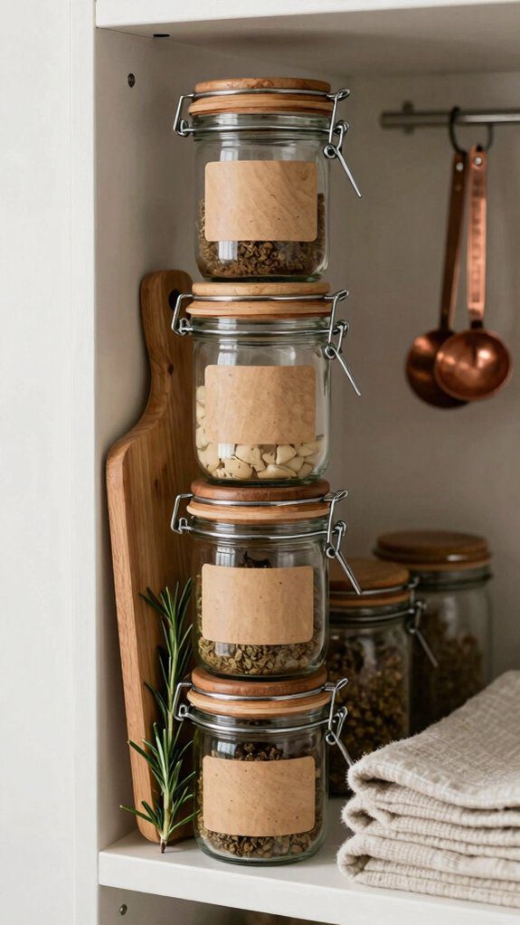 13 Spice Rack Ideas to Organize Your Kitchen Beautifully 14 narrow pantry spice organization bliss