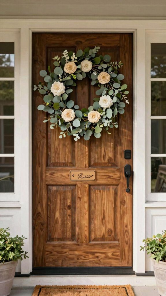 personalized monogrammed entry plaque