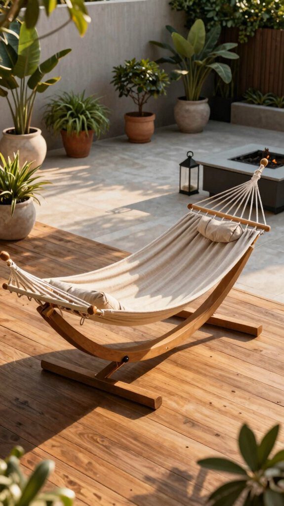 pressure treated a frame hammock support