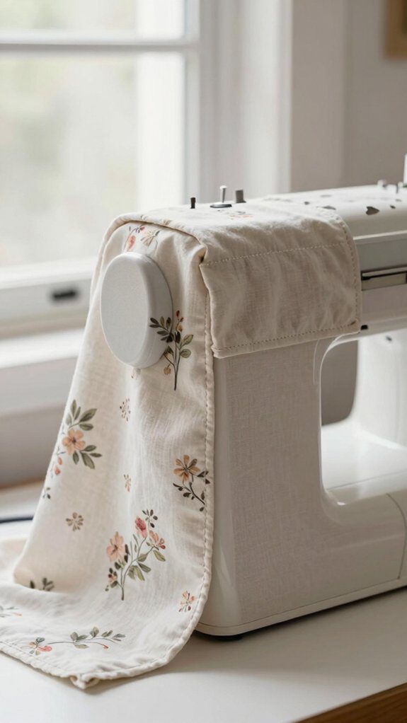 reversible quilted sewing machine cover