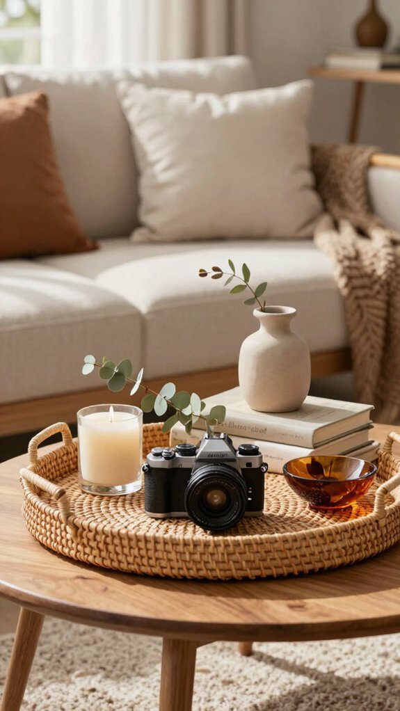 seasonal tray decor swaps