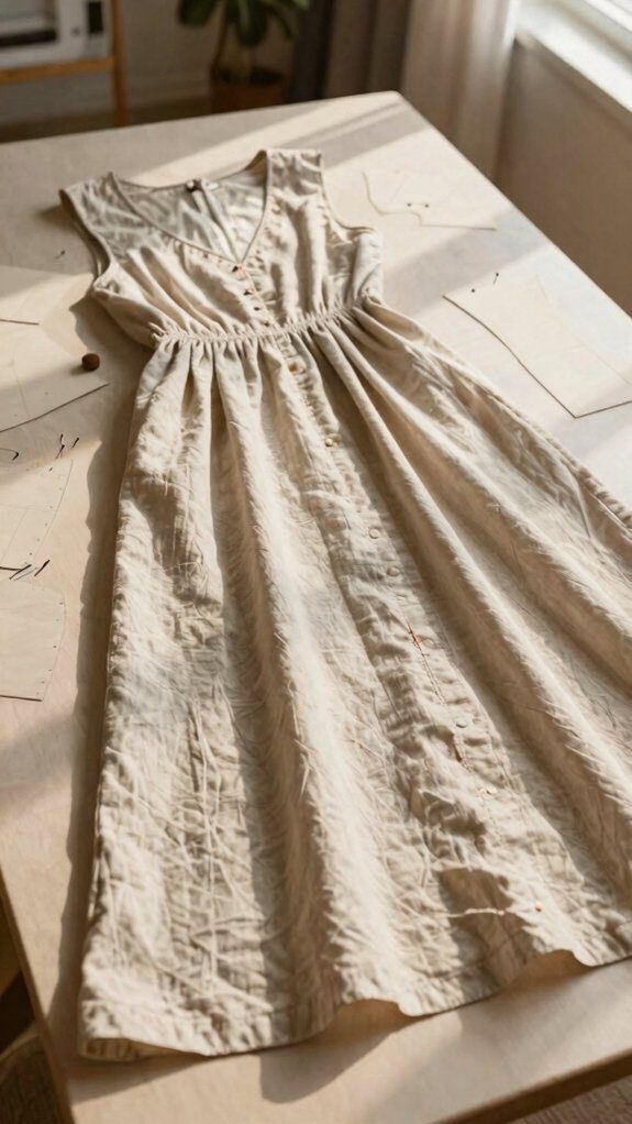 sleeveless tiered maxi dress