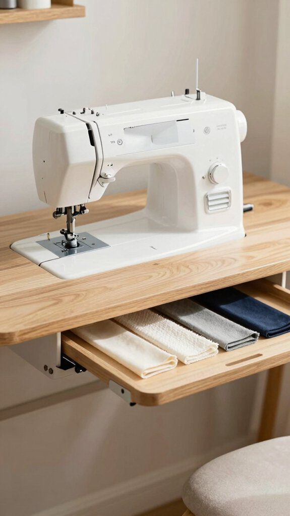 space saving sewing table ideas