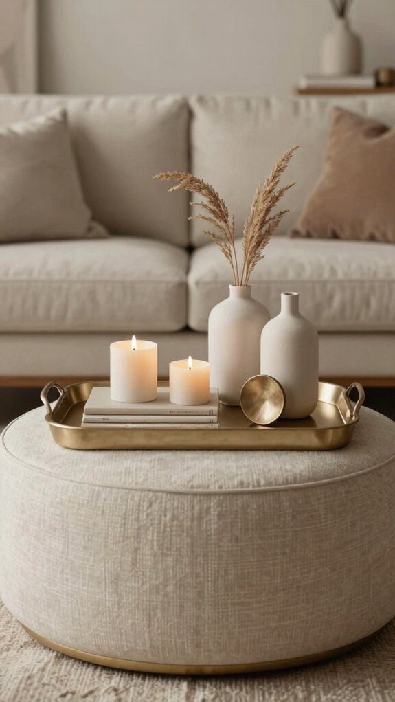 stacked books paired decor