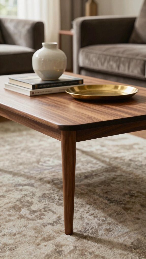 teak walnut oak revival