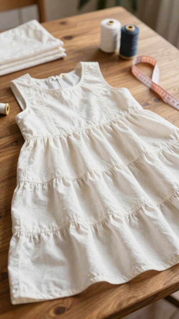 tiered breezy dress with pockets