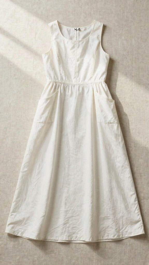tiered linen maxi dress