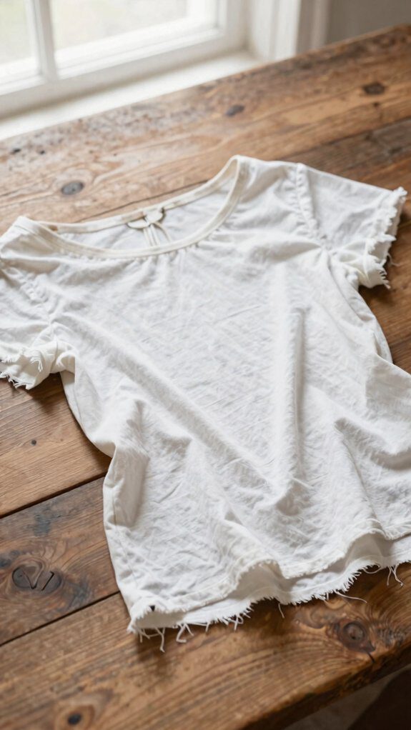 turn t shirt into off shoulder