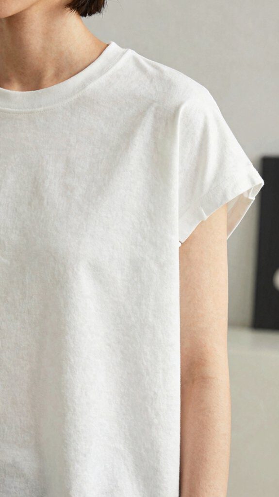 turn tee into cap sleeve