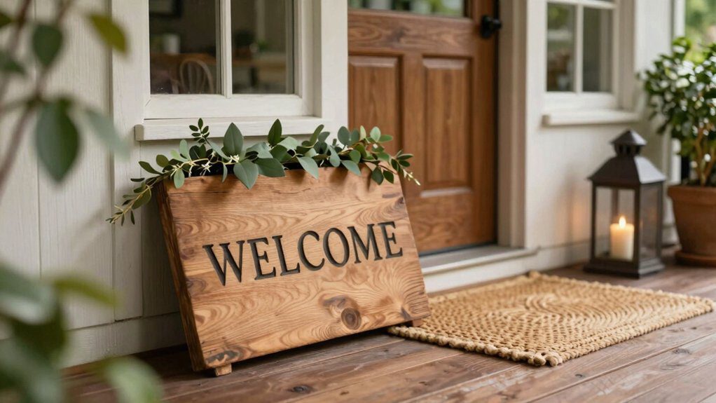 warm welcoming front door