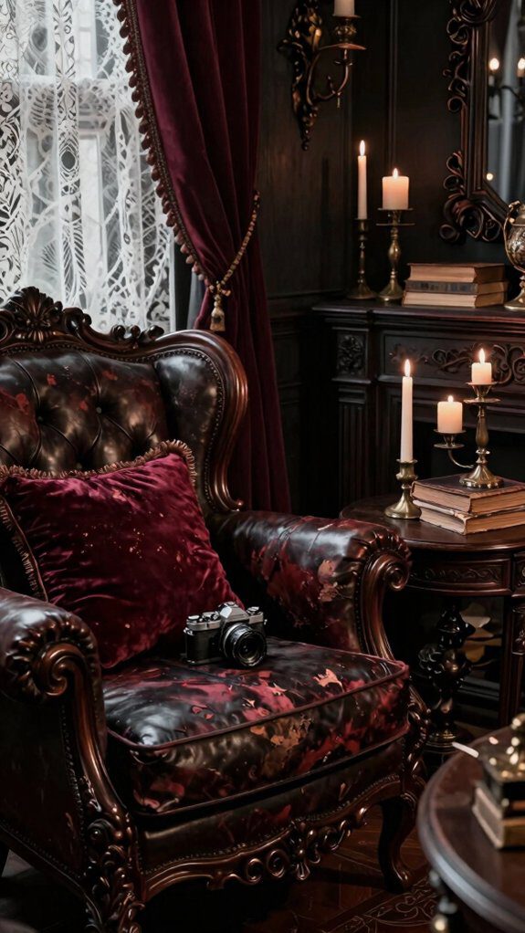 worn vintage leather styling