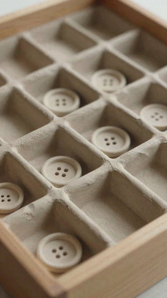 air dry clay drawer inserts