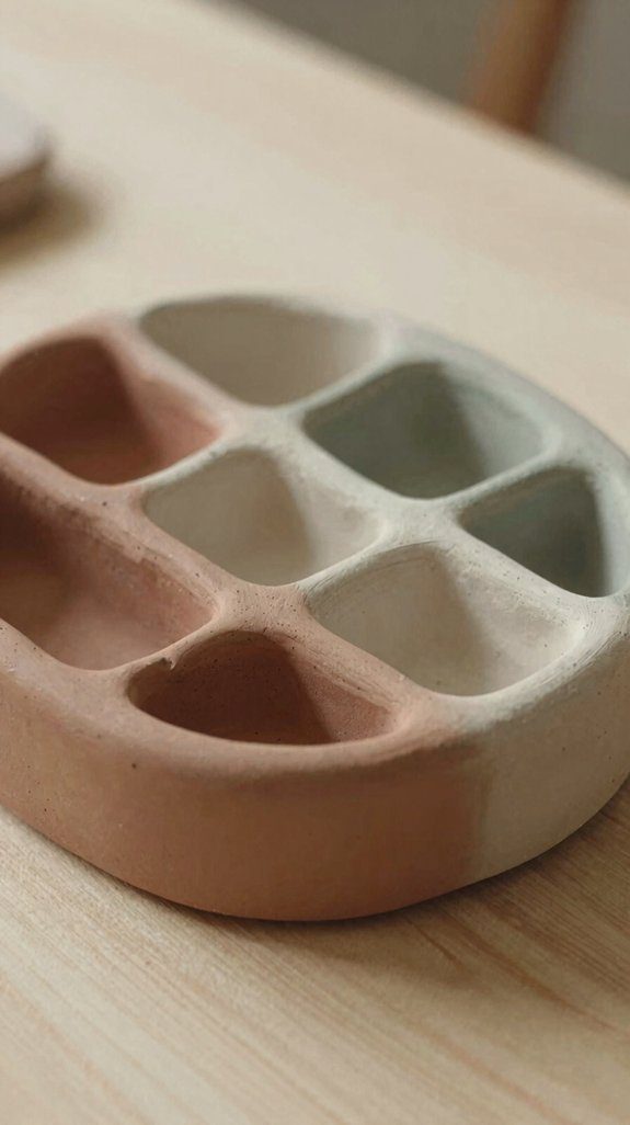 air dry clay pen holders