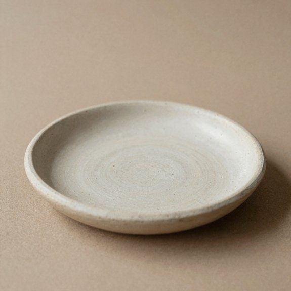 air dry minimalist clay ring dish