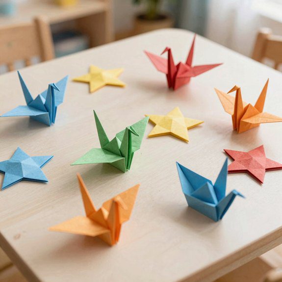 beginner origami heart folding